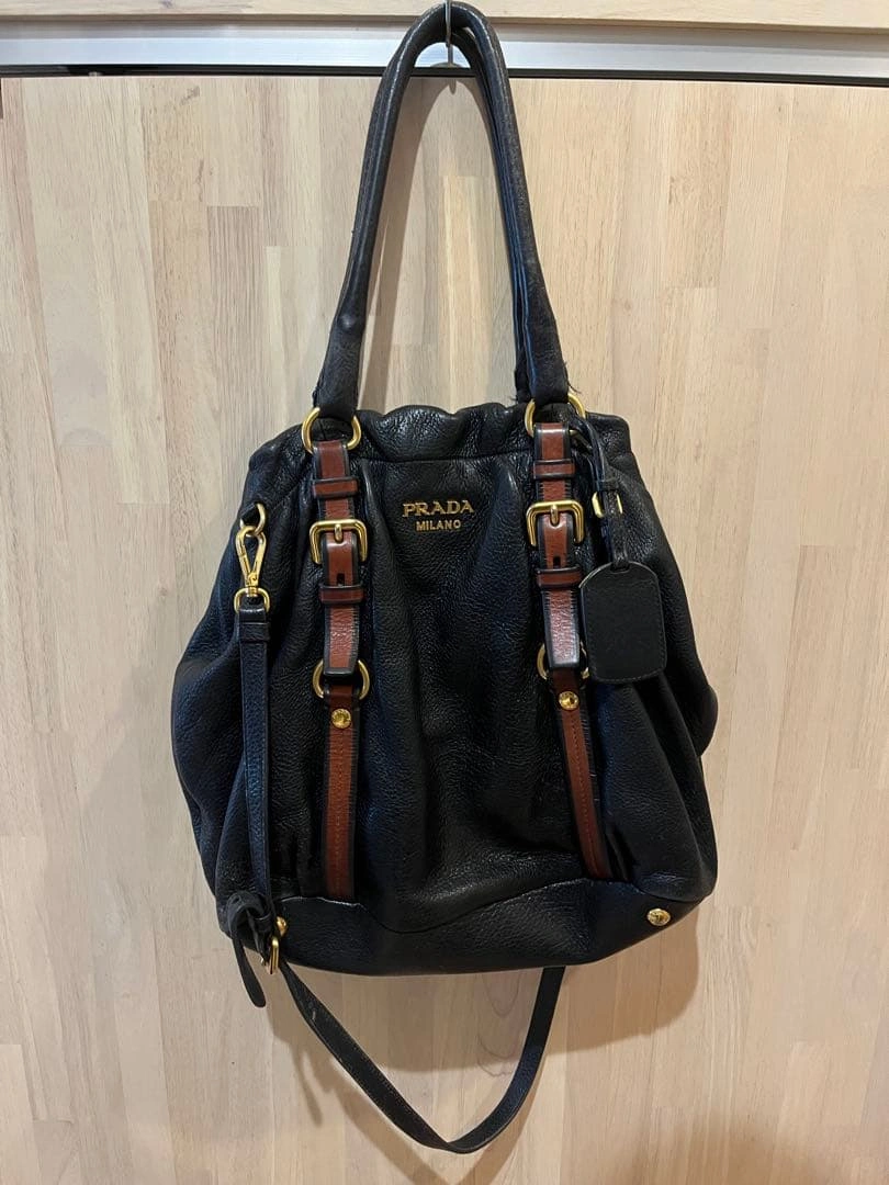 PRADA プラダ BN1772 Cervo レザー 2WAY ショルダーバッグ