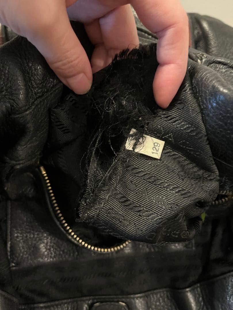 PRADA プラダ BN1772 Cervo レザー 2WAY ショルダーバッグの写真4枚目