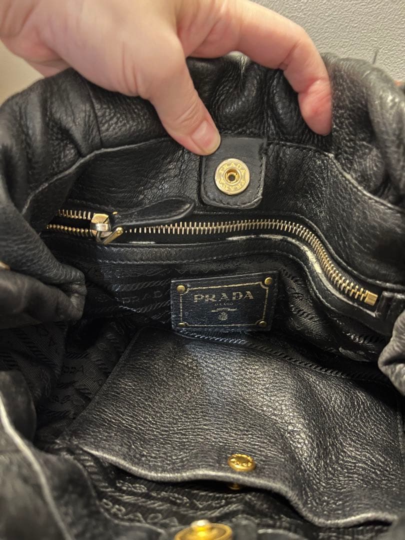 PRADA プラダ BN1772 Cervo レザー 2WAY ショルダーバッグの写真7枚目