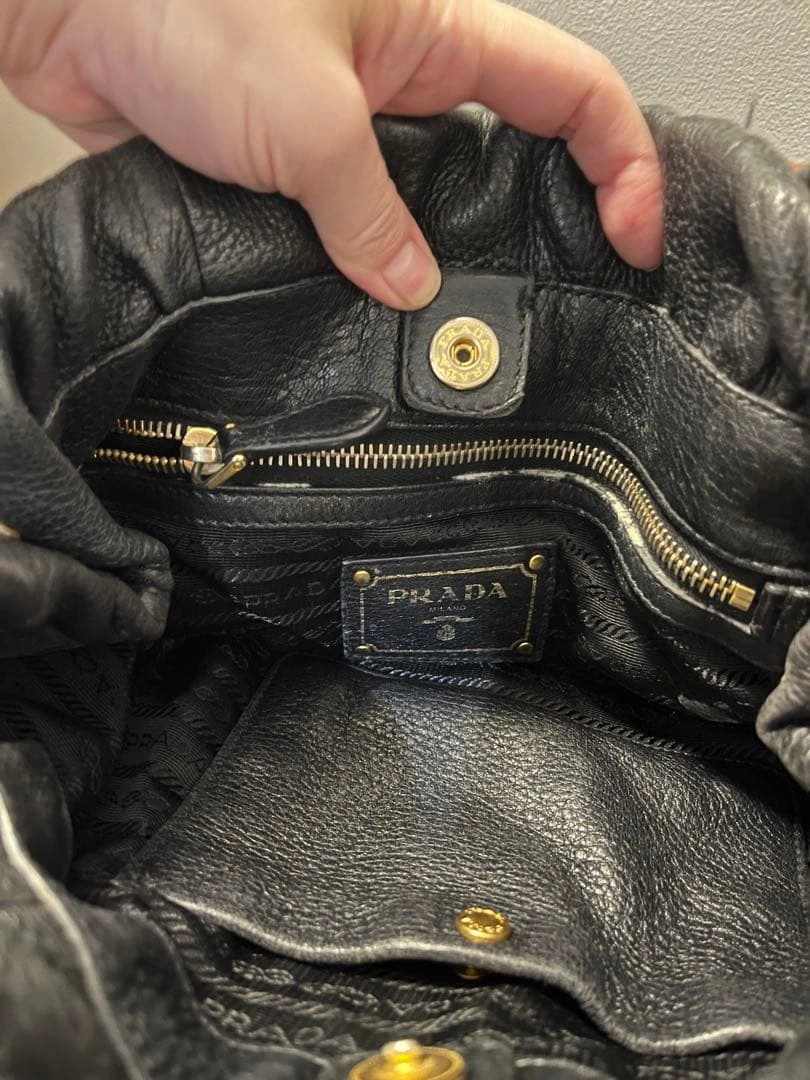 PRADA プラダ BN1772 Cervo レザー 2WAY ショルダーバッグの写真7枚目