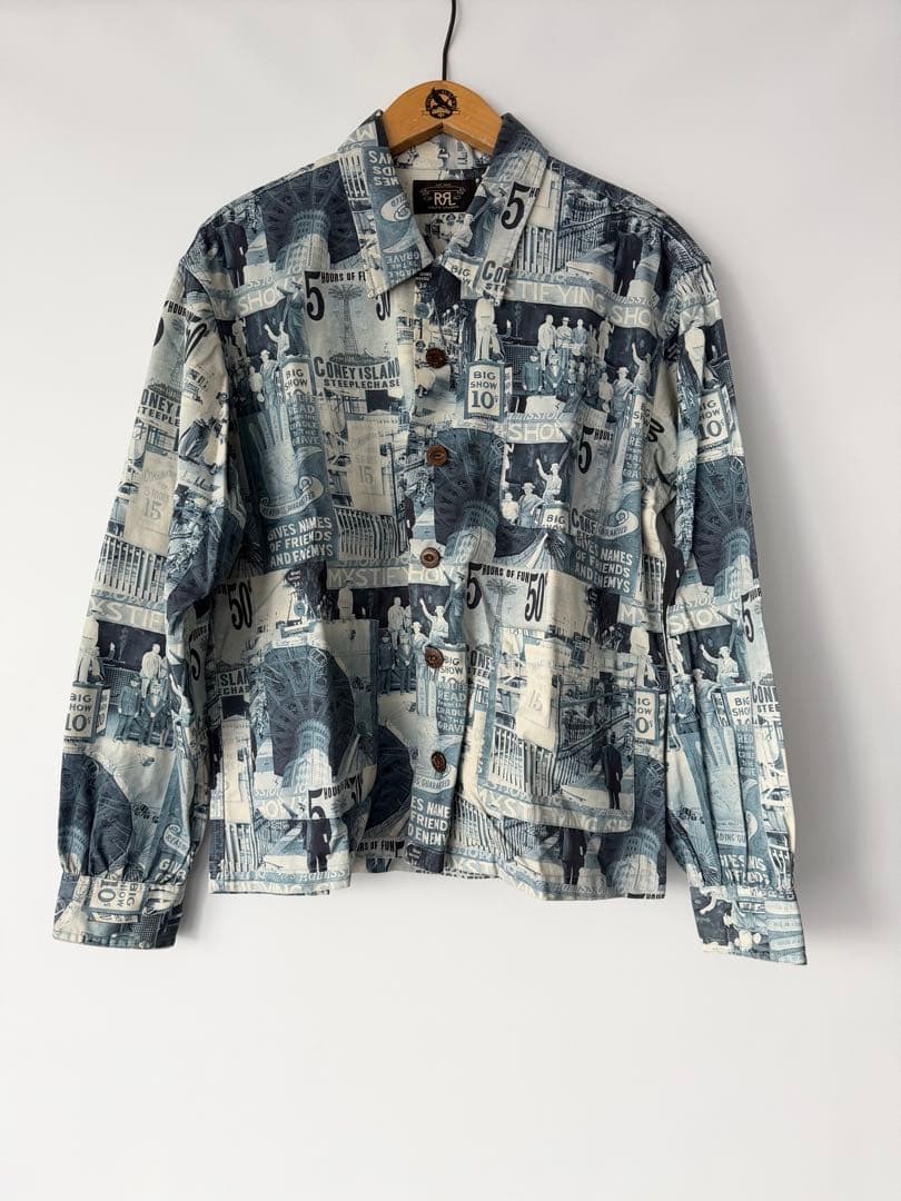 RRL(ダブルアールエル)プリント柄シャツ