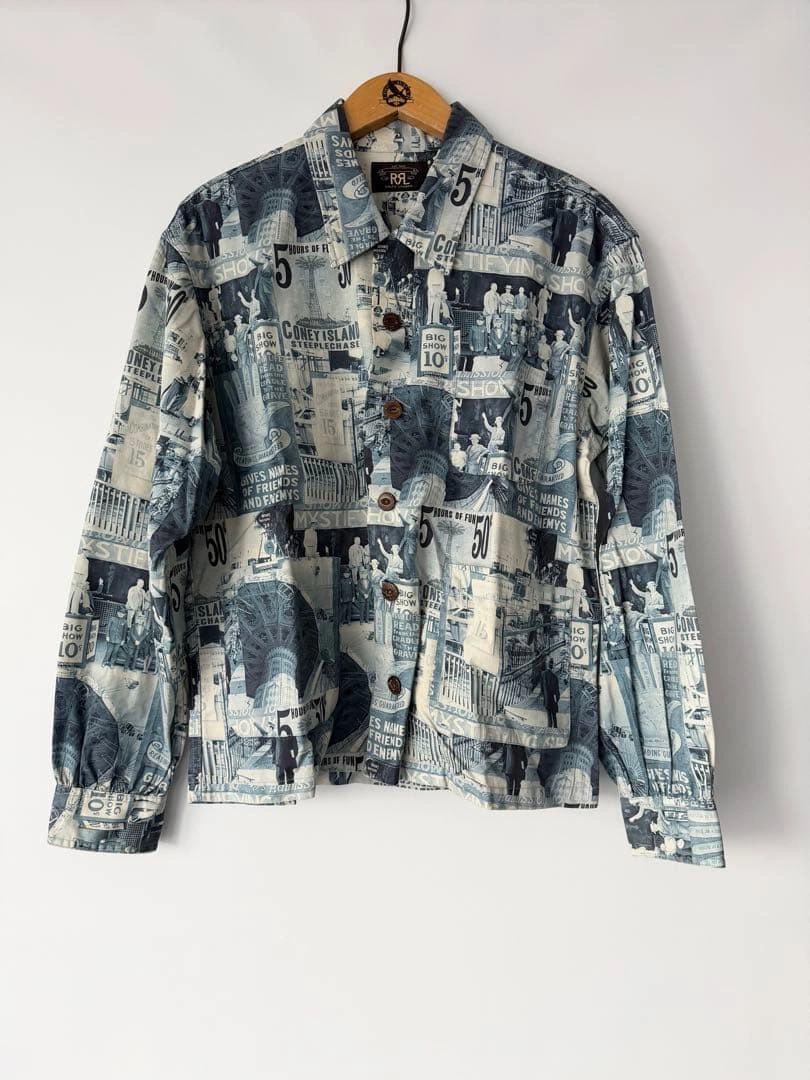 RRL(ダブルアールエル)プリント柄シャツ