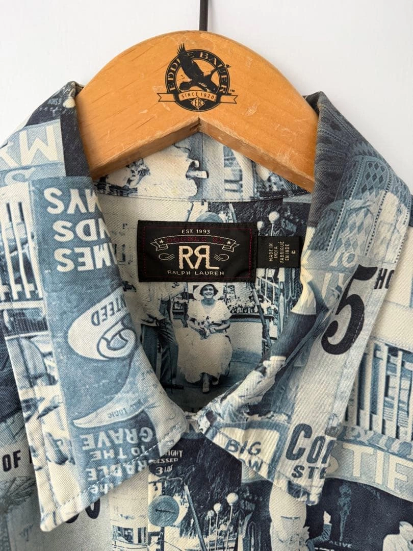 RRL(ダブルアールエル)プリント柄シャツの写真3枚目