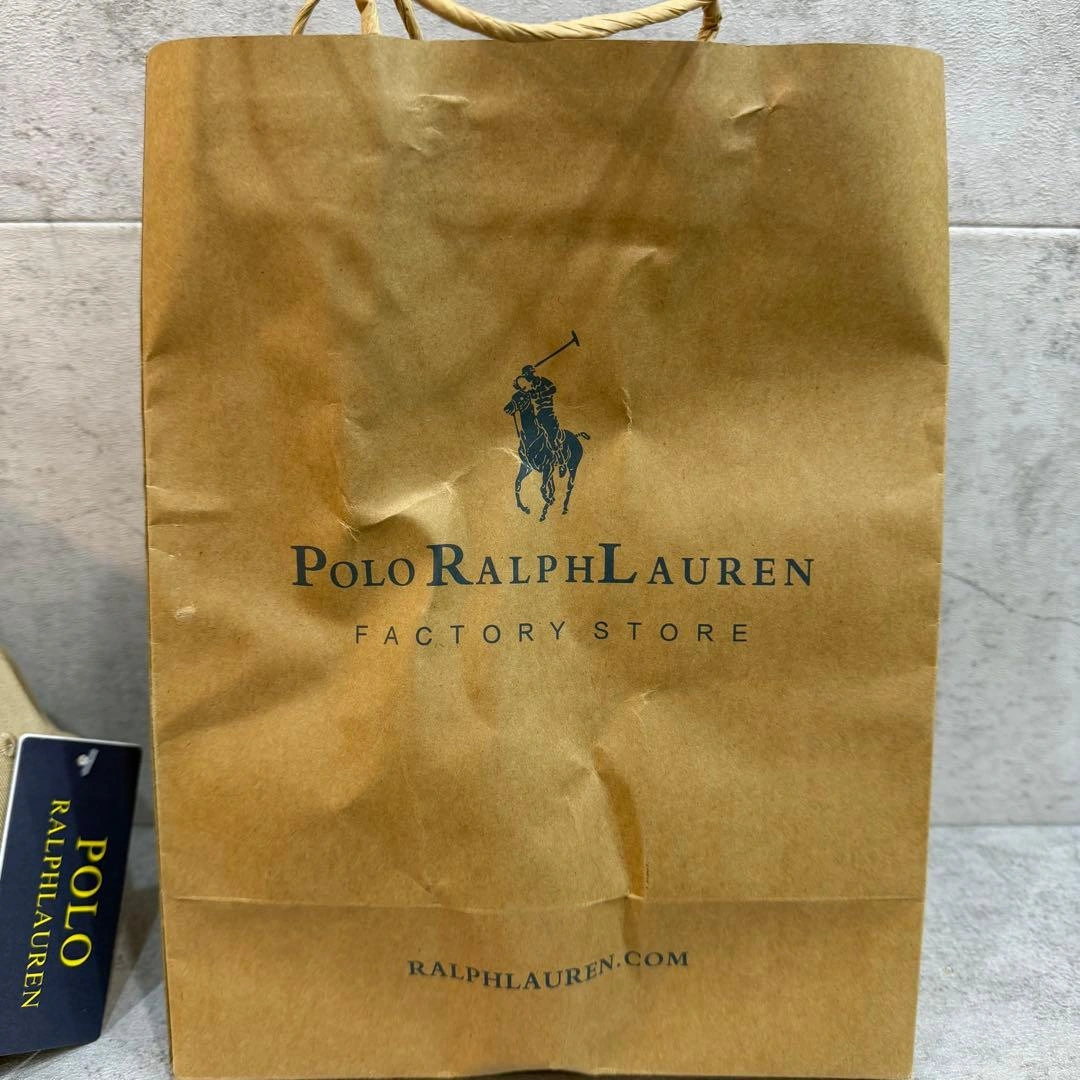 【新品】POLO RALPH LAUREN キャップ ベージュ 刺繍 タグ付きの写真5枚目