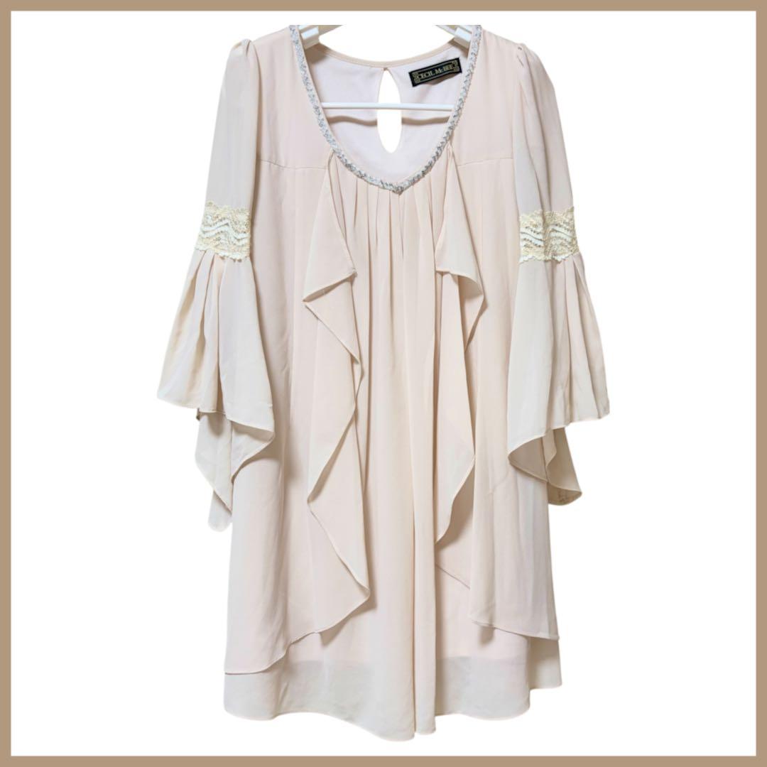 希少CECIL McBEE セシルマクビーMシフォンワンピース チュニック