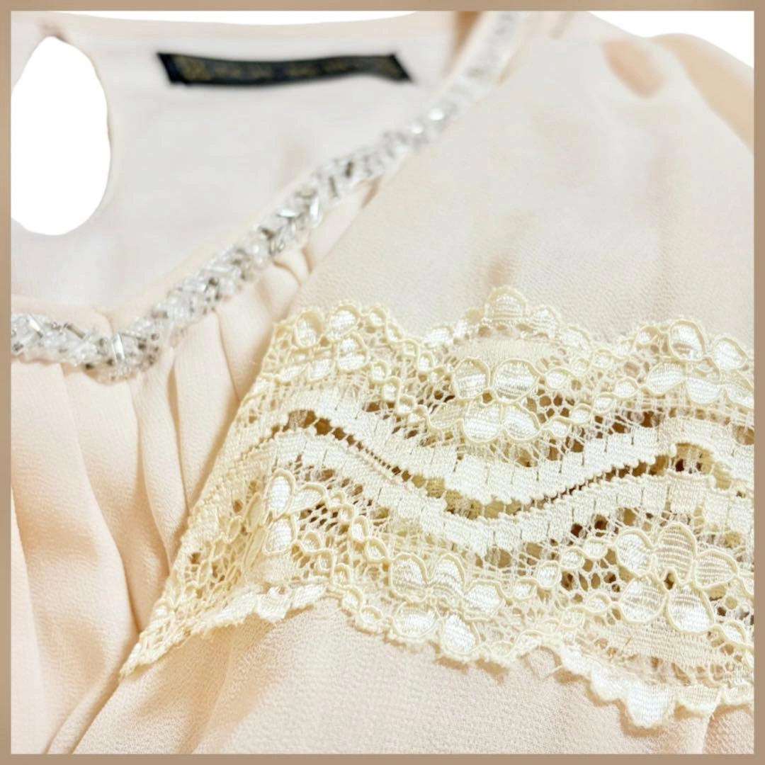 希少CECIL McBEE セシルマクビーMシフォンワンピース チュニックの写真5枚目