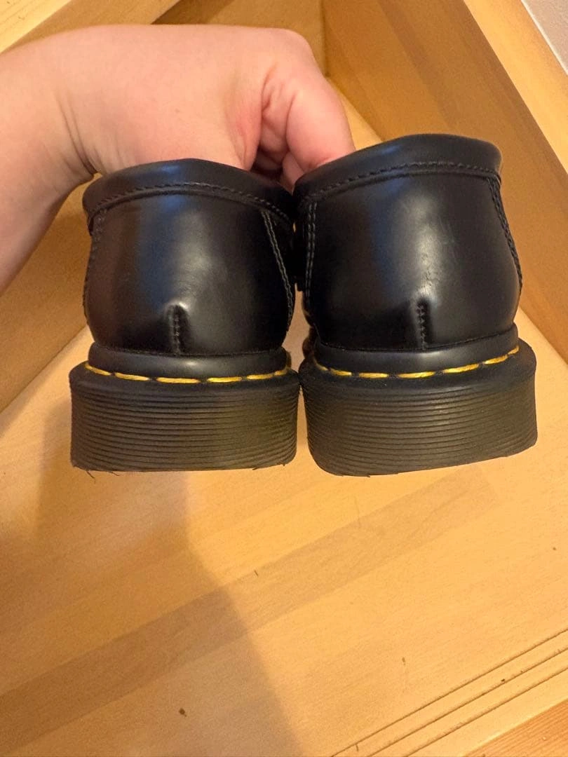 難あり UK3 Dr. Martens タッセルローファー 黒の写真4枚目