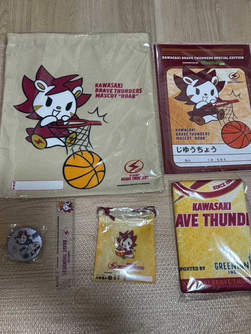 【10/5処分予定】川崎ブレイブサンダース トートバッグ他 まとめ売り6点セット