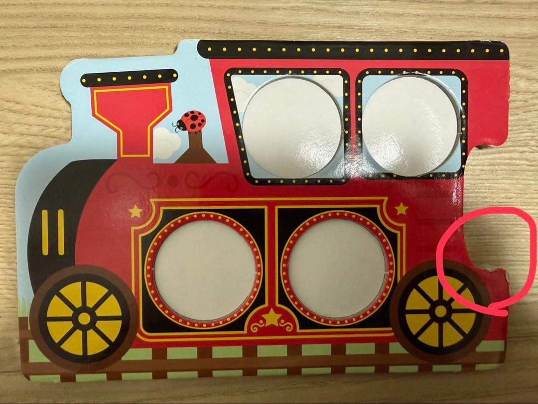 【10/5処分予定】KUMON 絵あわせ きしゃポッポ あいうえお 知育玩具の写真5枚目