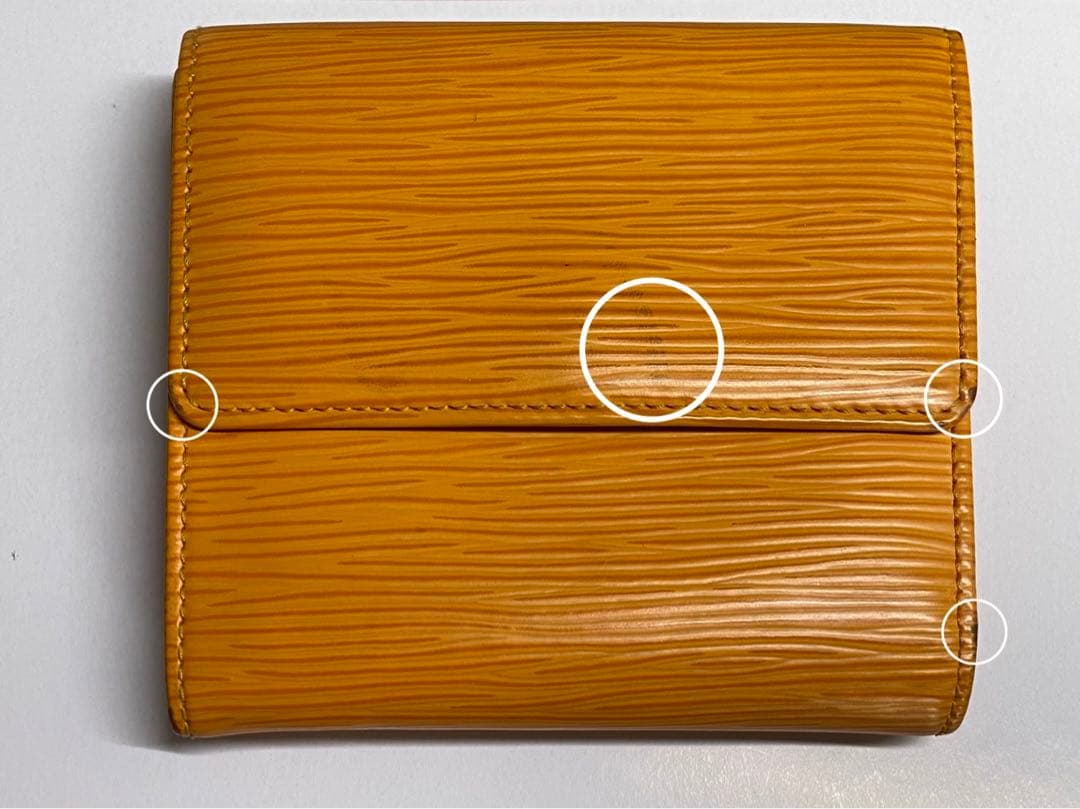 LOUIS VUITTON ルイ ヴィトン 3つ折り財布 オレンジ 最終価格の写真2枚目