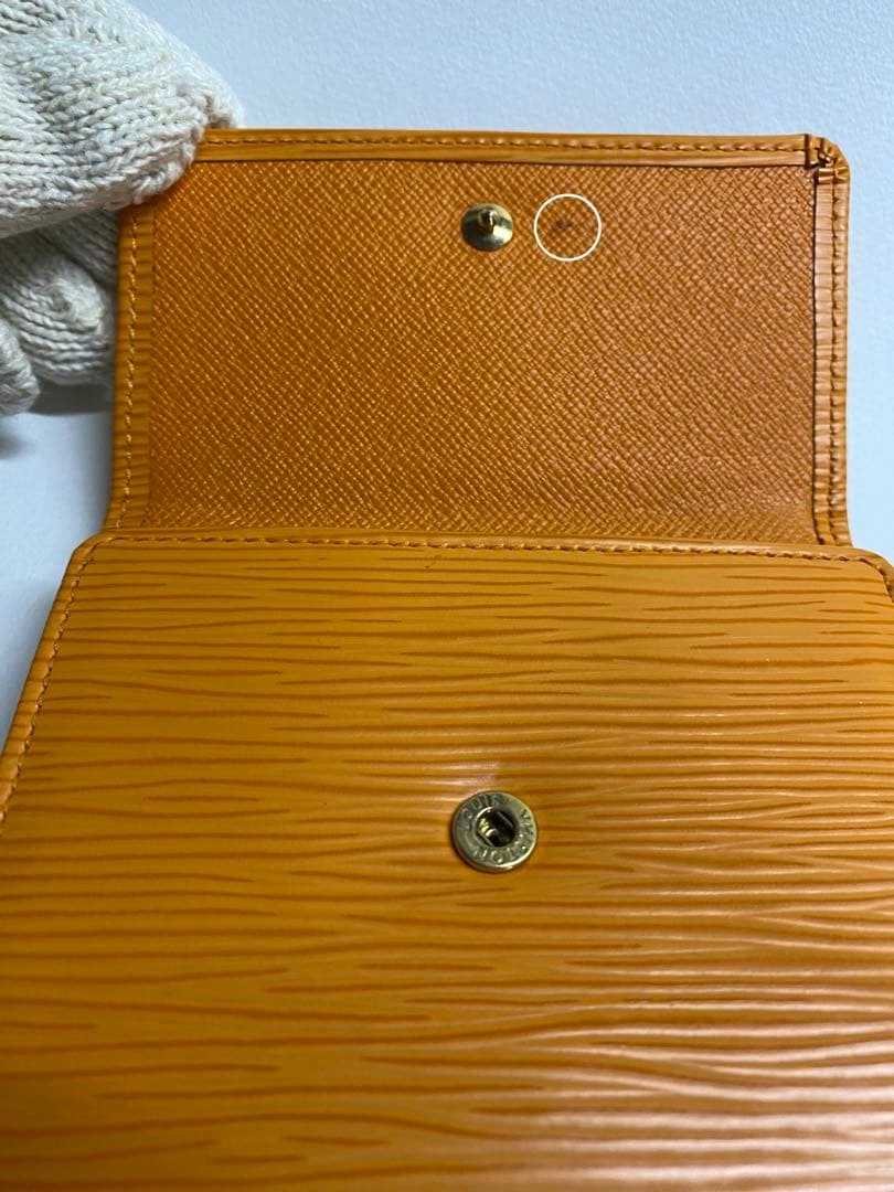 LOUIS VUITTON ルイ ヴィトン 3つ折り財布 オレンジ 最終価格の写真5枚目