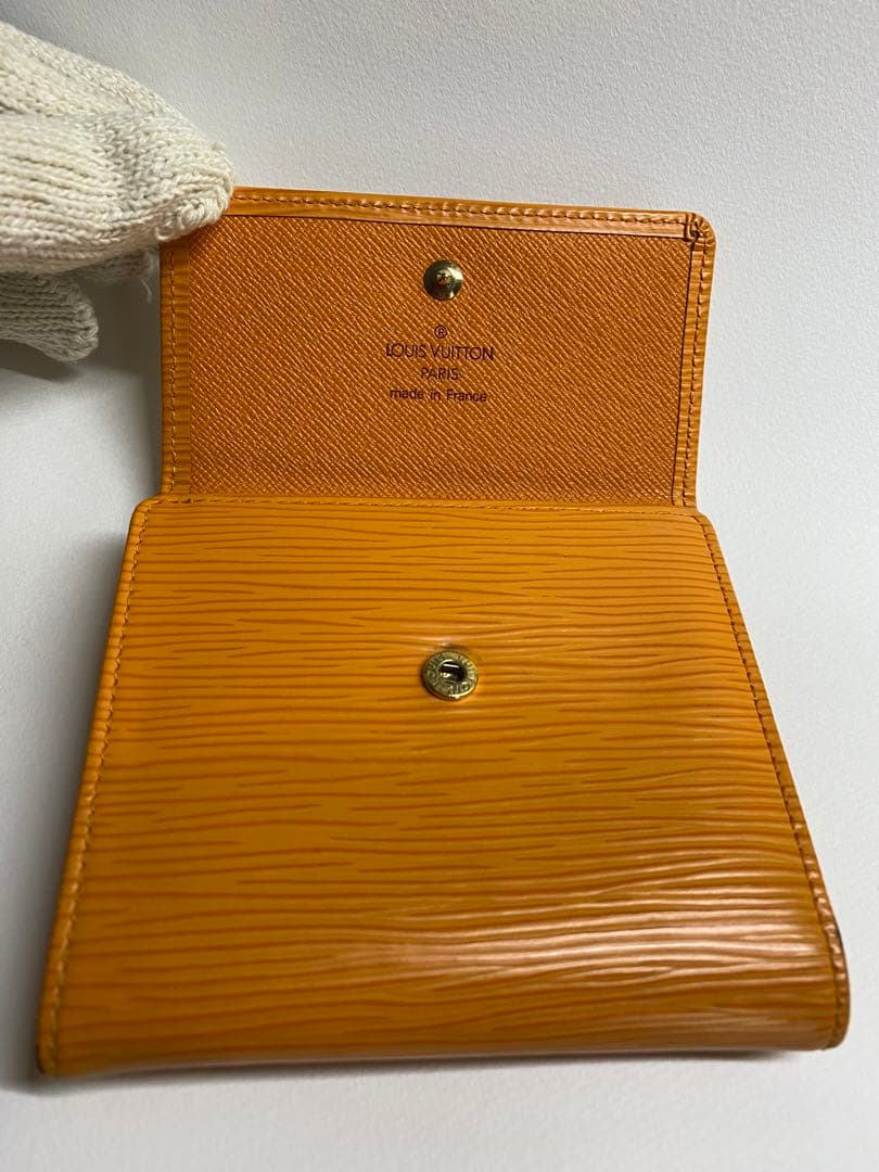 LOUIS VUITTON ルイ ヴィトン 3つ折り財布 オレンジ 最終価格の写真7枚目