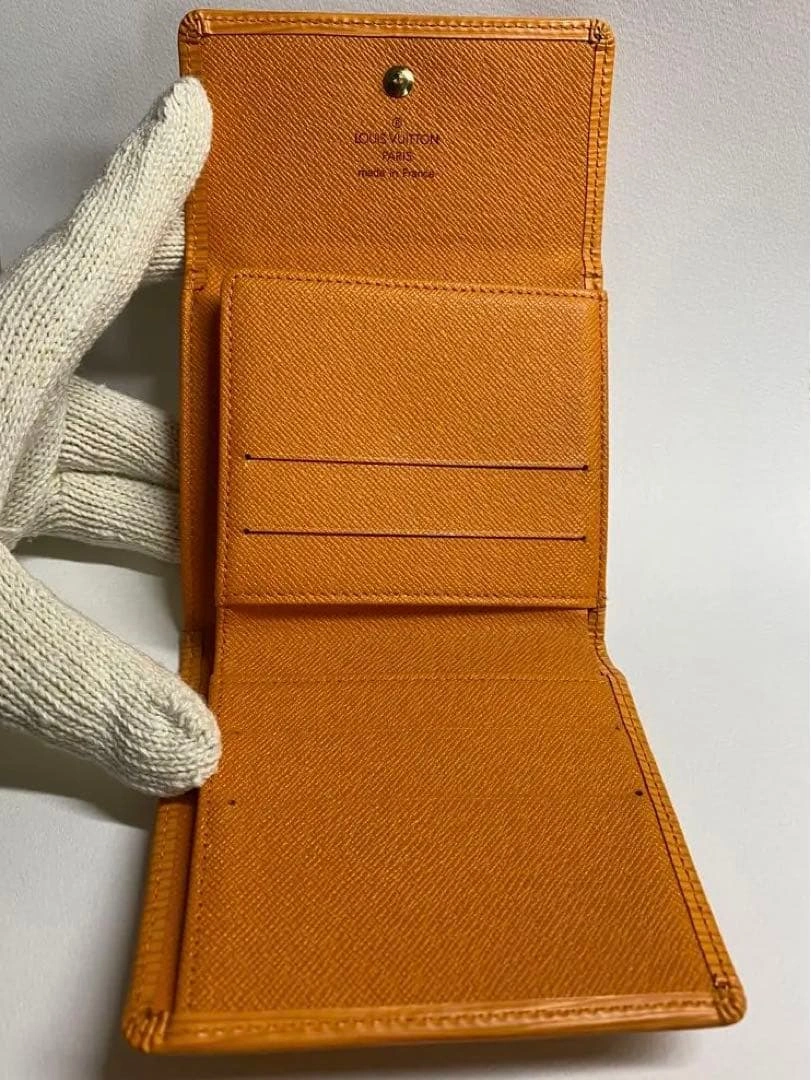 LOUIS VUITTON ルイ ヴィトン 3つ折り財布 オレンジ 最終価格の写真8枚目
