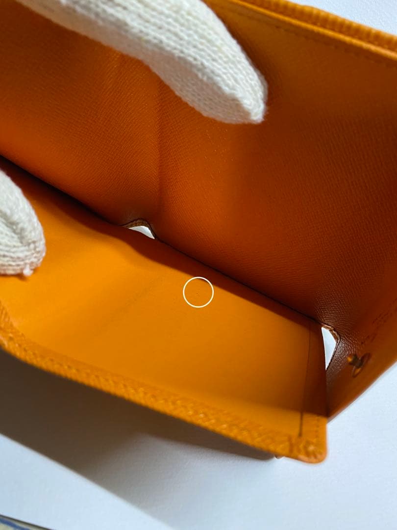 LOUIS VUITTON ルイ ヴィトン 3つ折り財布 オレンジ 最終価格の写真9枚目