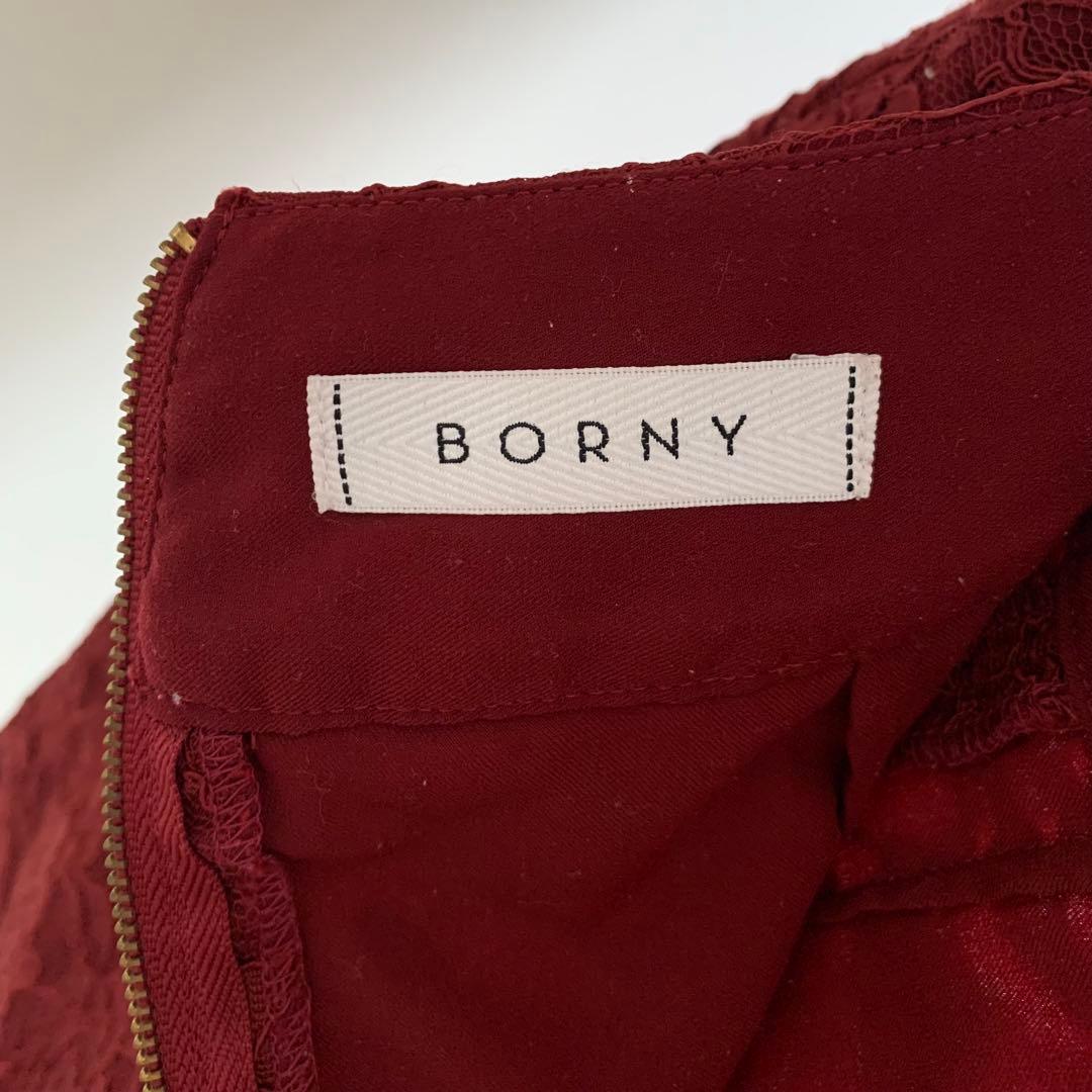 BORNY レースタイトスカートの写真3枚目