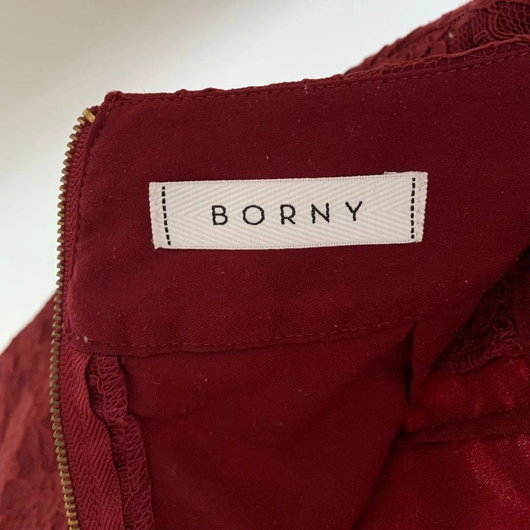 BORNY レースタイトスカートの写真3枚目