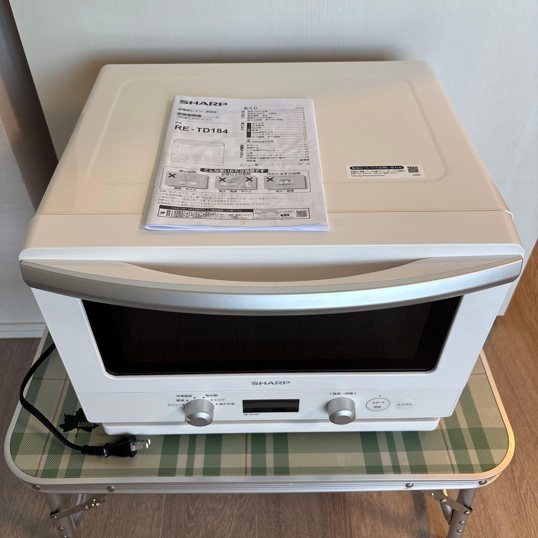 [2025年製]SHARP 単機能電子レンジ RE-TD184-本体