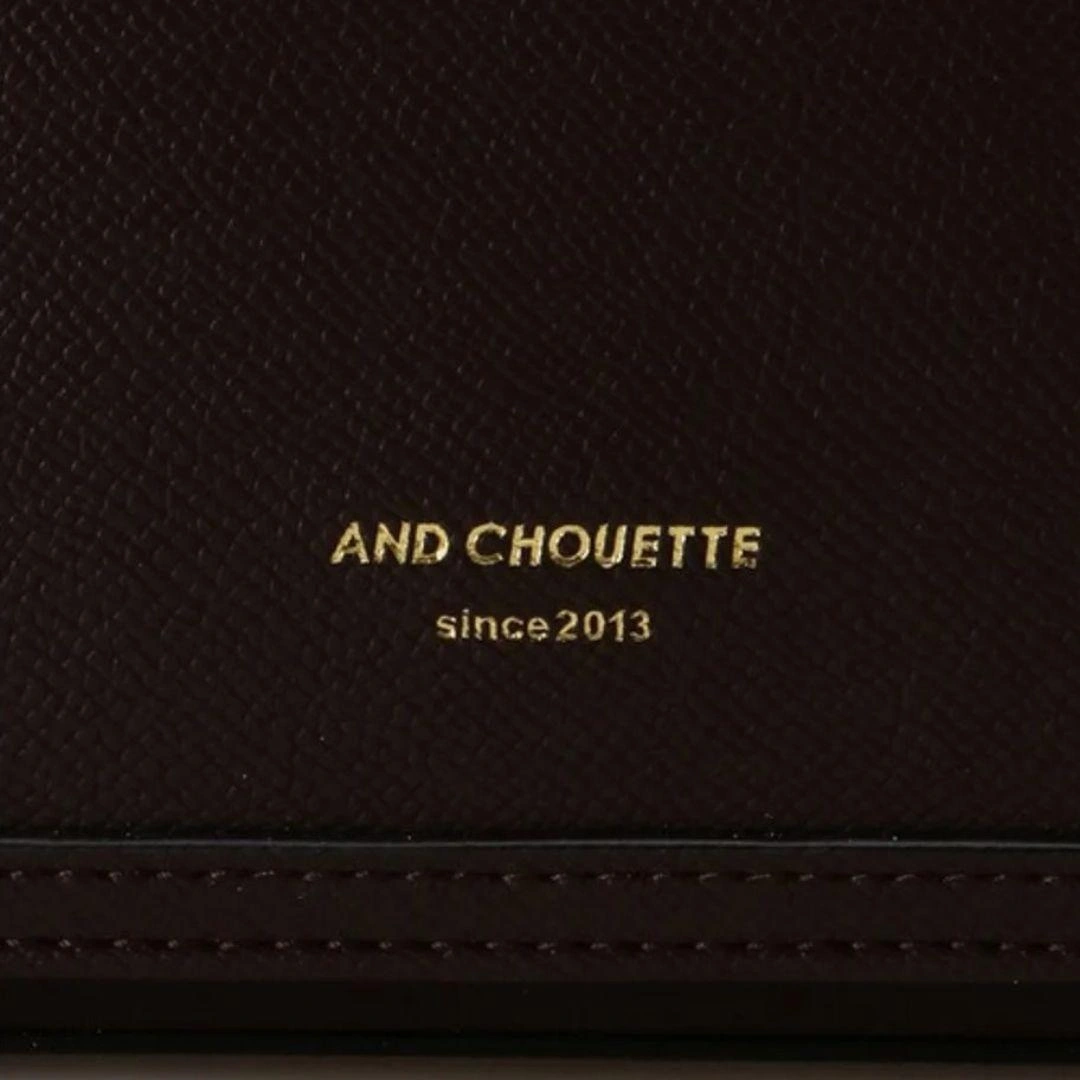 美品 & chouette 2WAY ハンドバッグ ショルダー付 ブラウンの写真8枚目