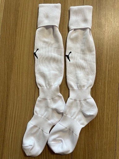 [新品、未使用]サッカー用靴下　22〜24cm