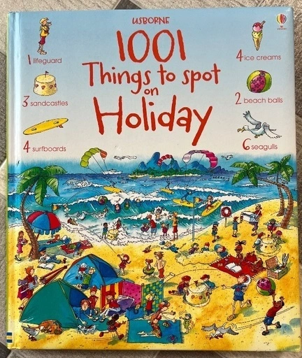 英語絵本「1001 Things to spot on Holiday」