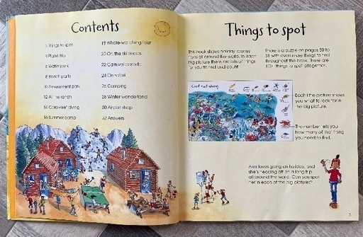 英語絵本「1001 Things to spot on Holiday」の写真2枚目