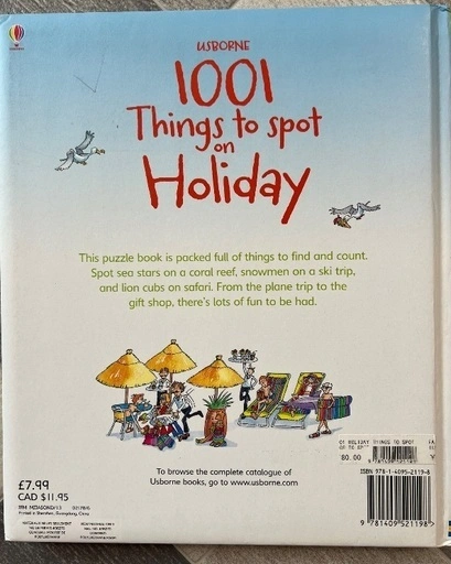 英語絵本「1001 Things to spot on Holiday」の写真3枚目