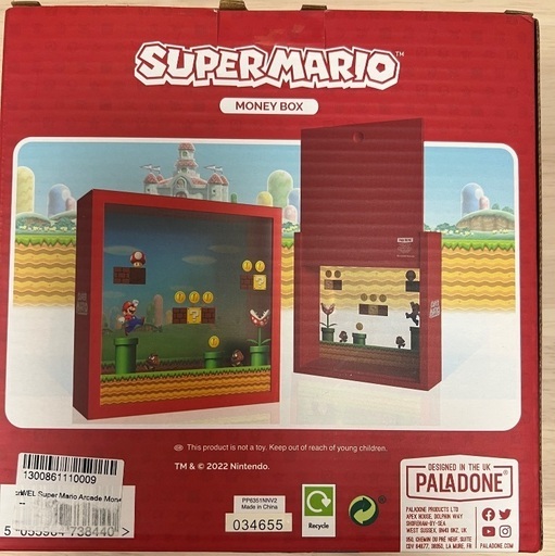 [新品・未使用]スーパーマリオの貯金箱の写真2枚目