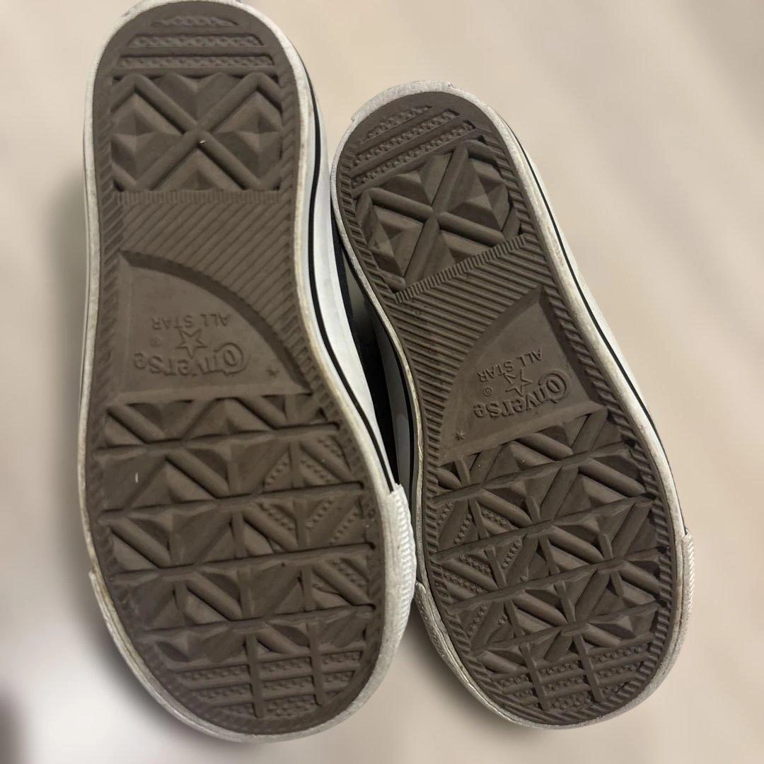 CONVERSE キッズ スニーカー ブラック 16cmの写真4枚目