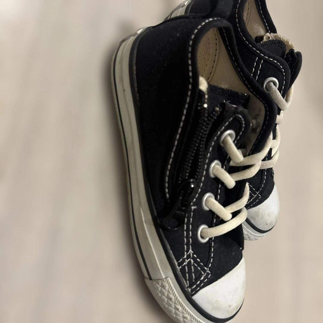 CONVERSE キッズ スニーカー ブラック 16cmの写真5枚目