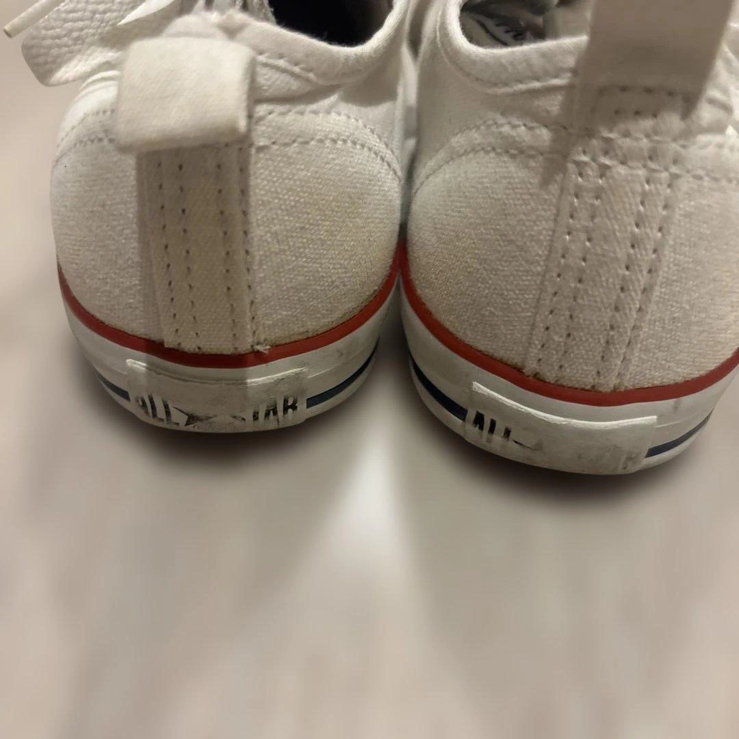 CONVERSE キッズ スニーカー ホワイト 19cmの写真4枚目