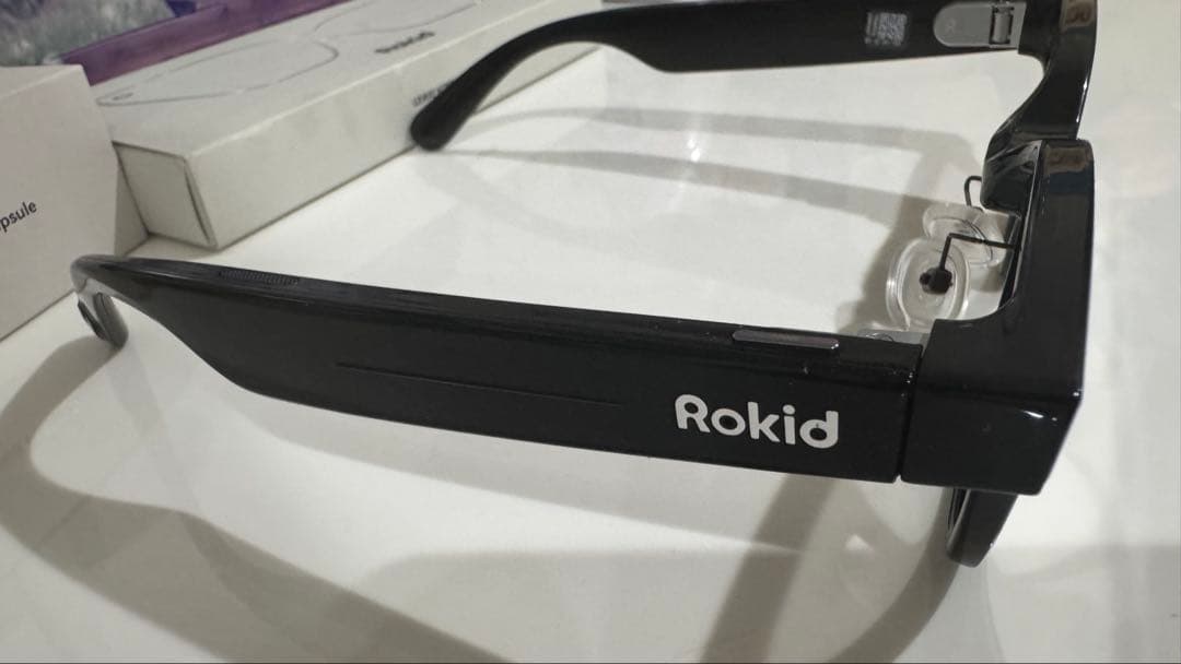 超美品Rokid Glasses(AIスマートグラス)フルセット 新品同様の写真4枚目