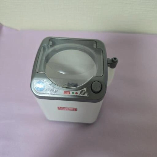 洗濯機 ミニチュア おもちゃ 玩具 おままごとの写真2枚目