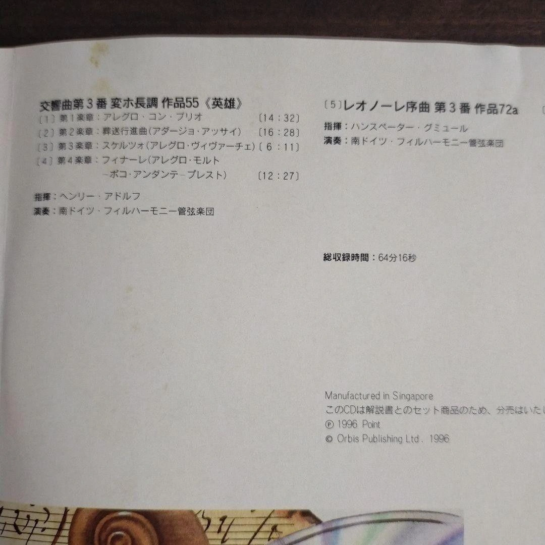 ザ・クラシック・コレクション:ベートーヴェン(マガジン+CD12点セット)の写真9枚目