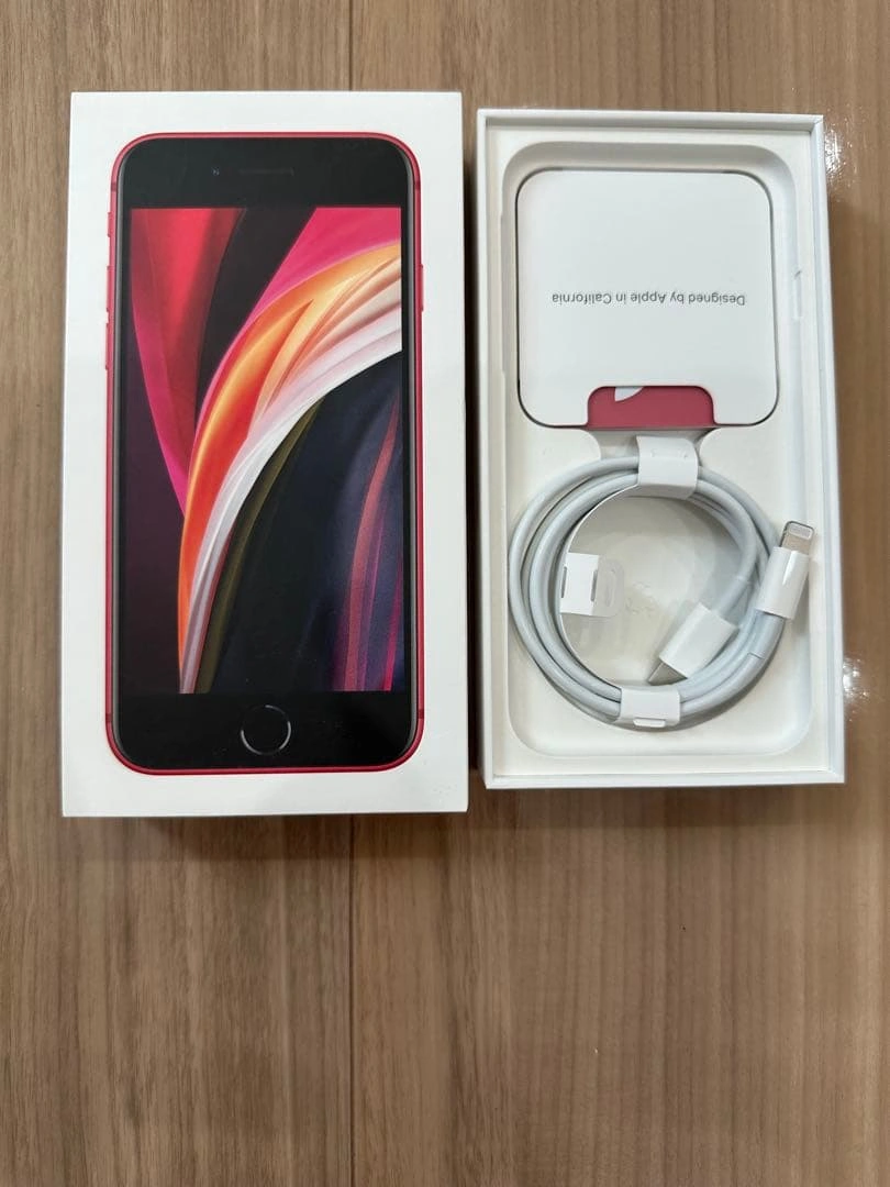 iPhoneSE空箱 USB-C to Lightningケーブル付属