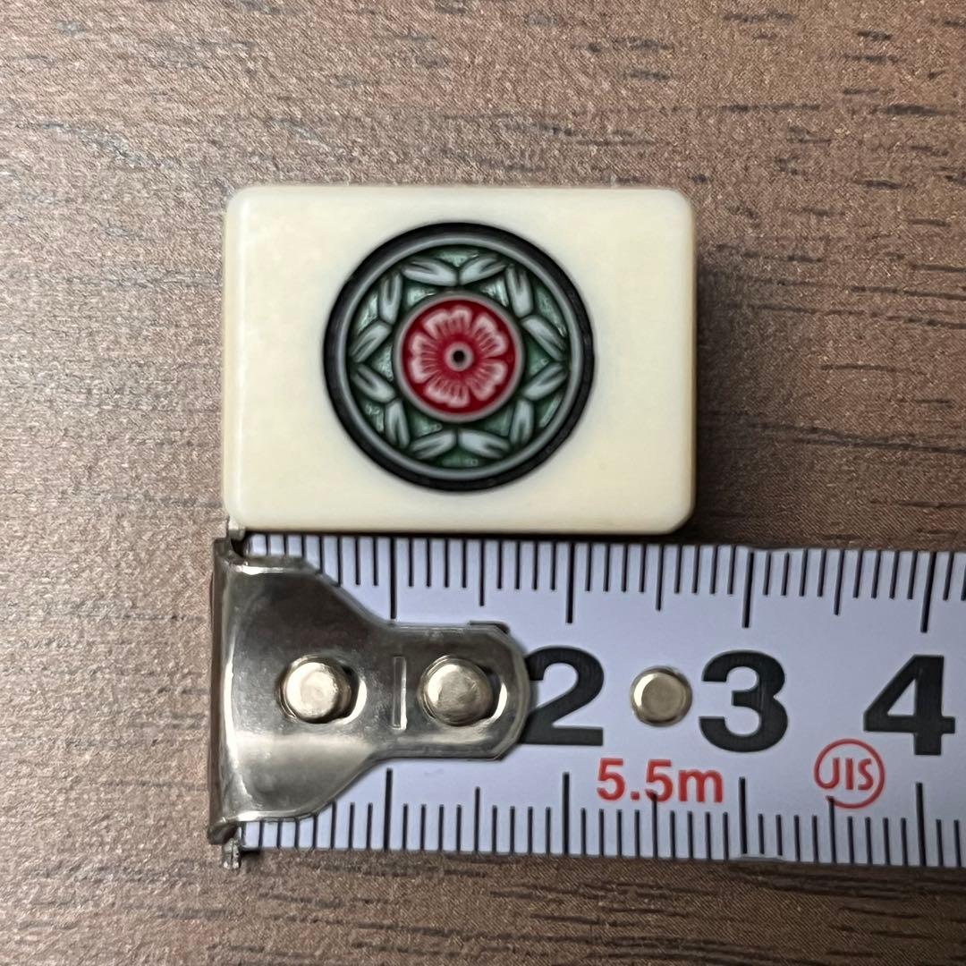 【美品】竹背 麻雀牌 花牌・点棒・サイコロ・ハードケースフルセットの写真10枚目