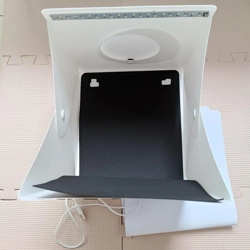 LEDライト付き折りたたみ式撮影ボックス(簡易スタジオ)