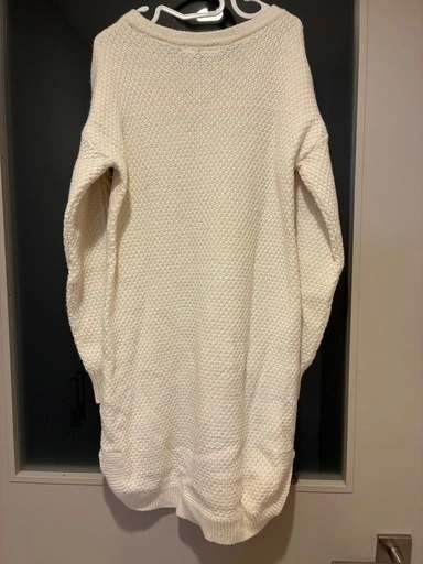 GAP KIDS ケーブルニット ワンピース ホワイト 130 ギャップの写真2枚目