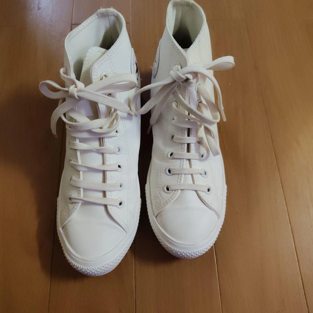 CONVERSE ALL STAR ハイカット ホワイト レインシューズの写真3枚目
