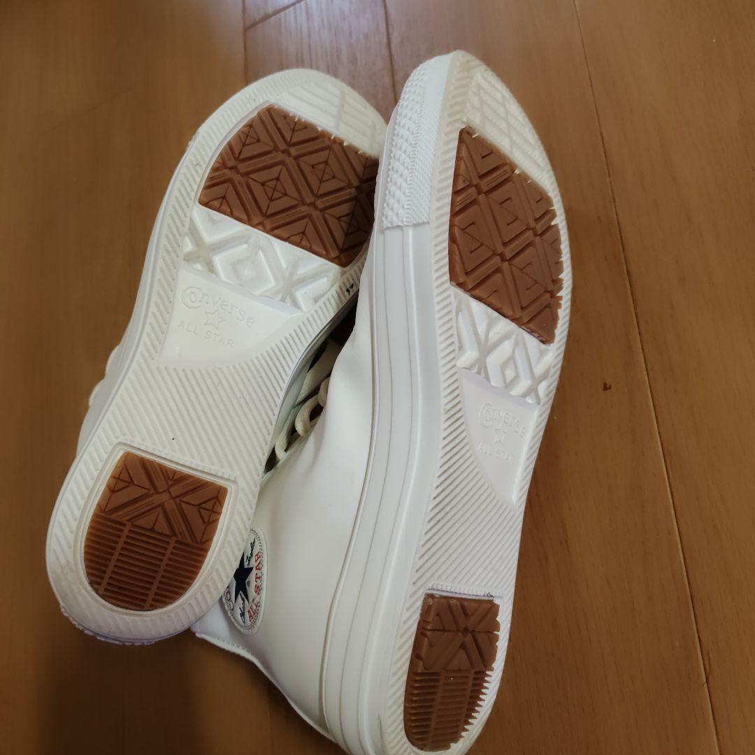 CONVERSE ALL STAR ハイカット ホワイト　レインシューズの写真5枚目