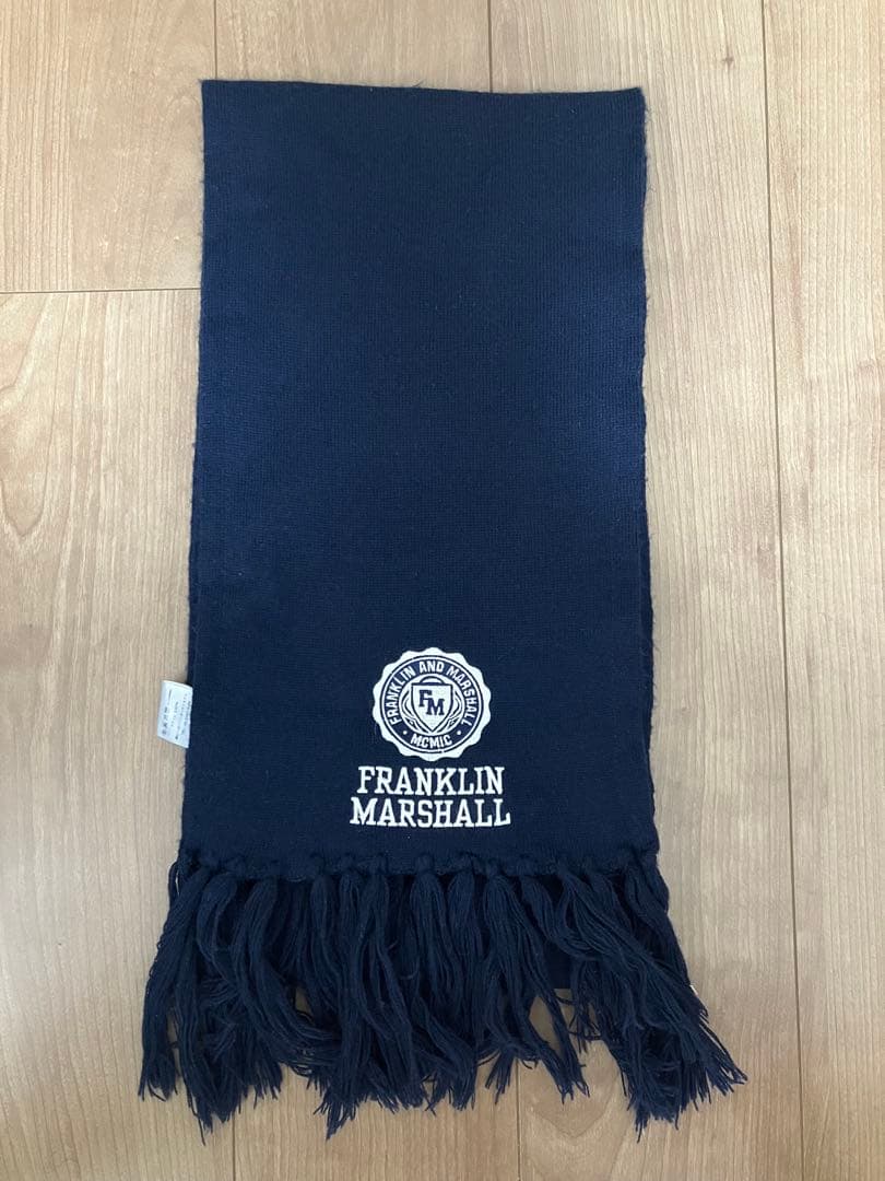 FRANKLIN & MARSHALL マフラー ネイビー