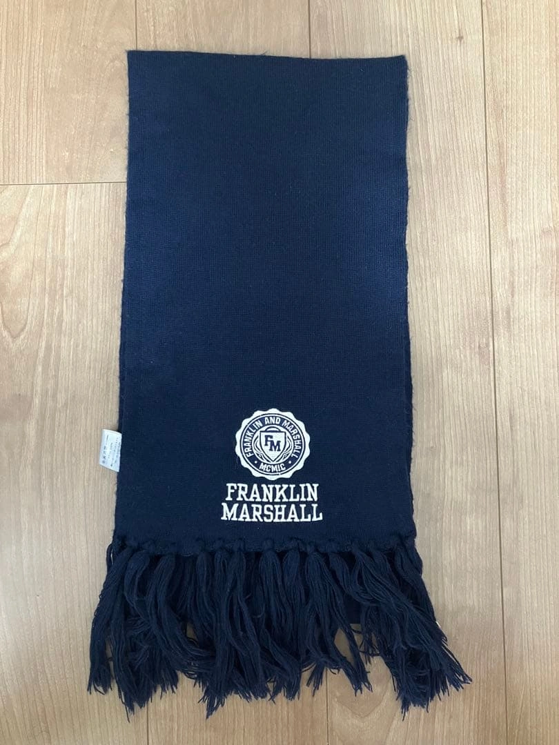 FRANKLIN & MARSHALL マフラー ネイビー