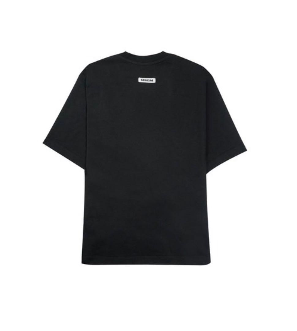 MSGM エムエスジーエム フロントノット ツイスト Tシャツ ブラック 黒　Sの写真2枚目
