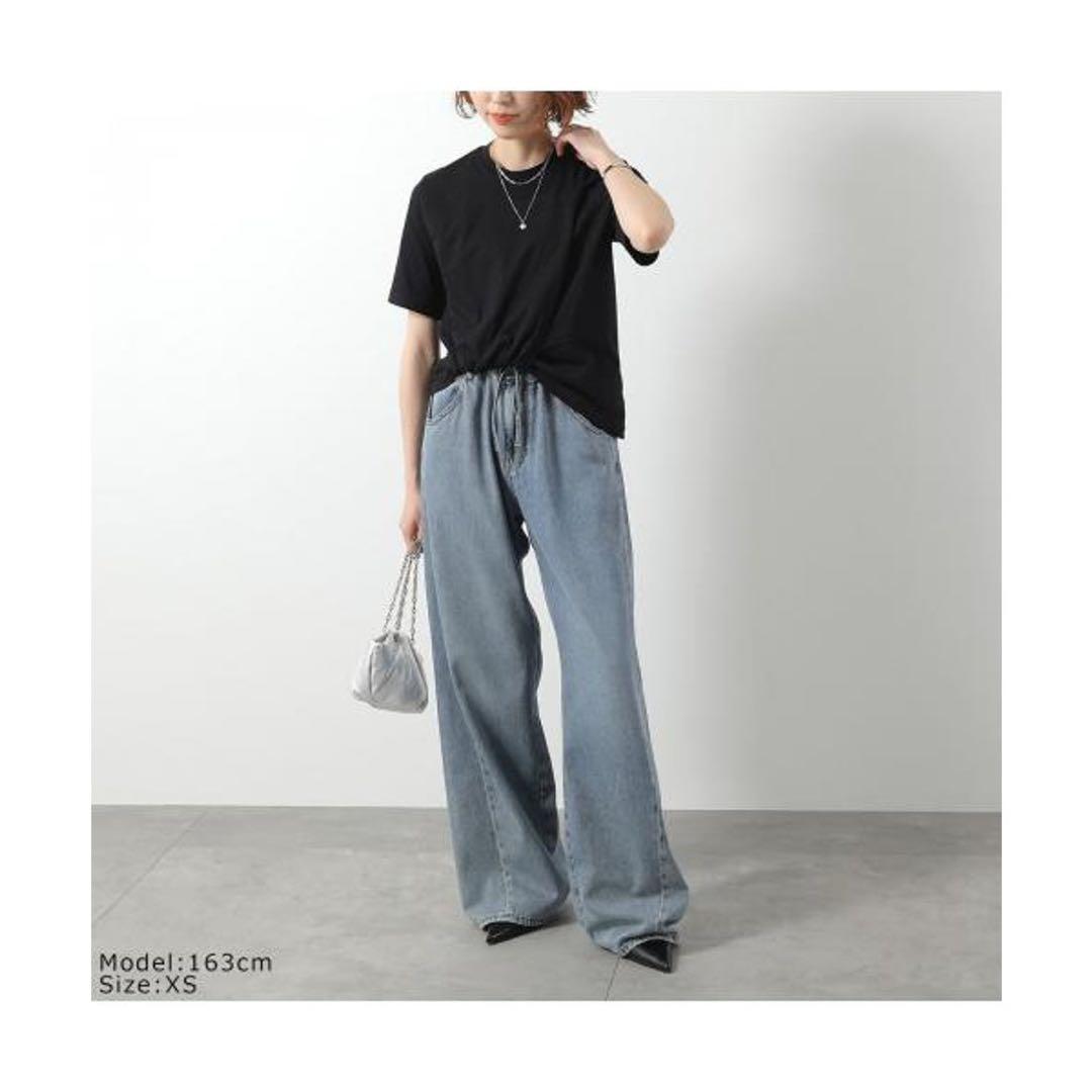 MSGM エムエスジーエム フロントノット ツイスト Tシャツ ブラック 黒　Sの写真5枚目