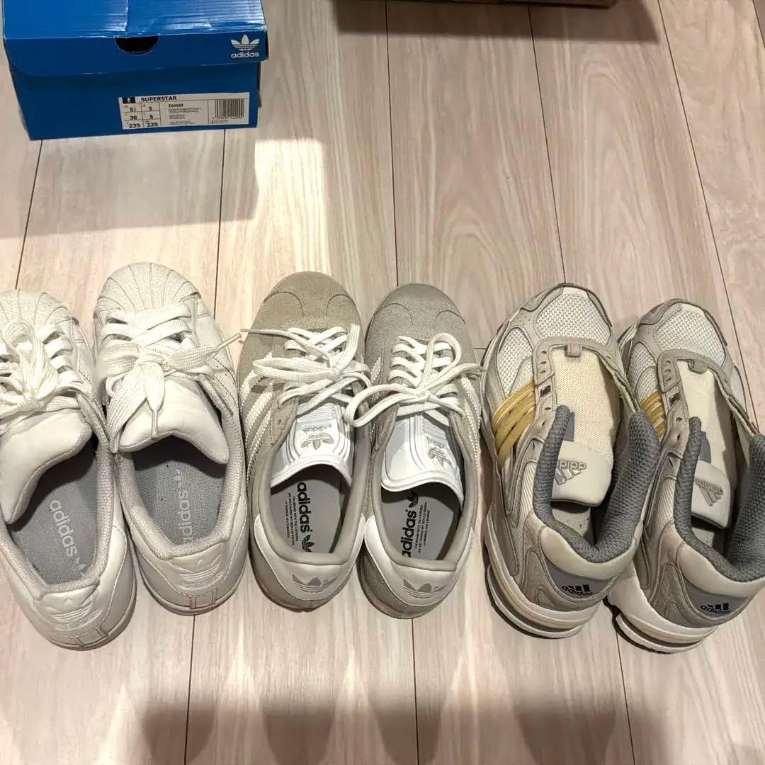 adidas スニーカー 3セットまとめ 235cm