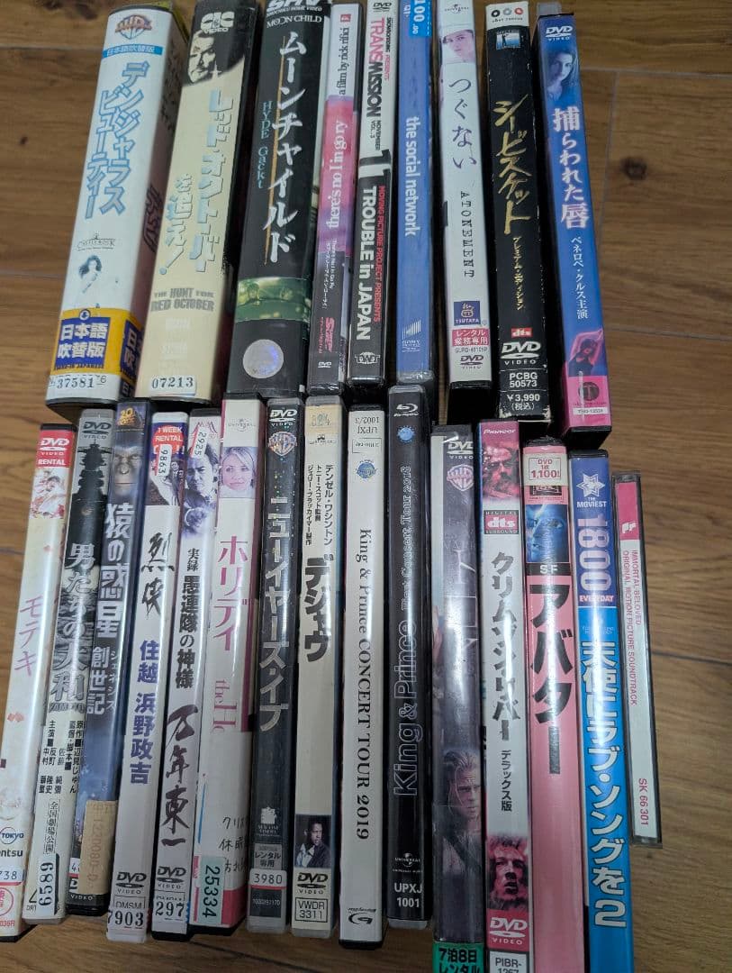 洋画・邦画・音楽DVD/VHS 大量まとめ売りセット