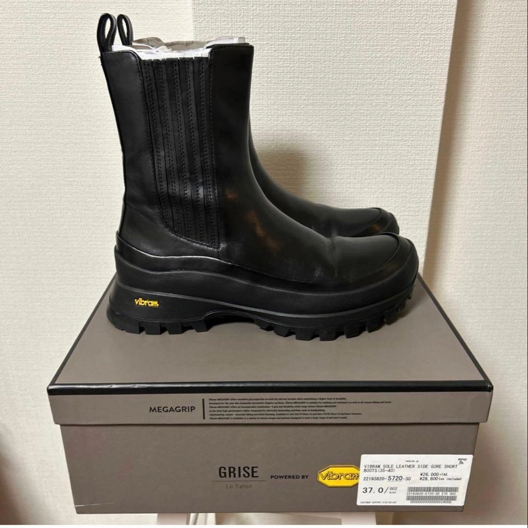 LE TALON 2022AW GRISE レザーVIBRAMサイドゴアの写真6枚目