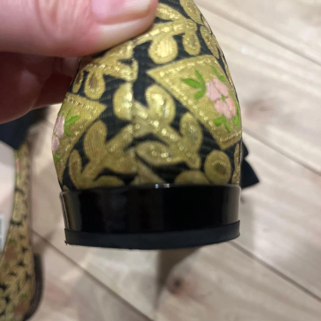 miu miu フラットシューズ バレエシューズ リボン 34半(22cm)の写真8枚目