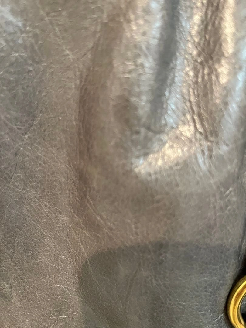 miu miu 2way ハンドバッグ グレーの写真7枚目