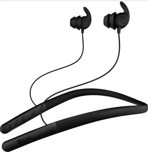 睡眠用イヤホン 寝ホン Bluetooth5.4 ネックバンド型(黒)