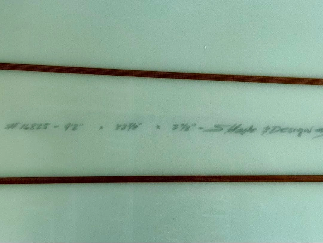 DEWEY WEBER デューイ・ウェーバー PLANER 9.2ft fin付の写真9枚目